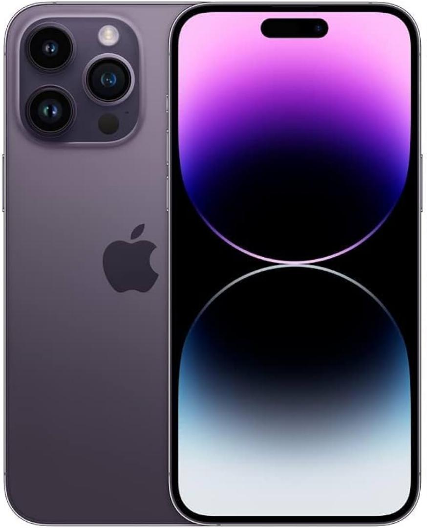 Refurbished iPhone 14 Pro Max 512GB  pro Grade Video Recording 48MP Dual sim cardUnlocked for All Carriers Excellent Condition Certified Includes Warranty