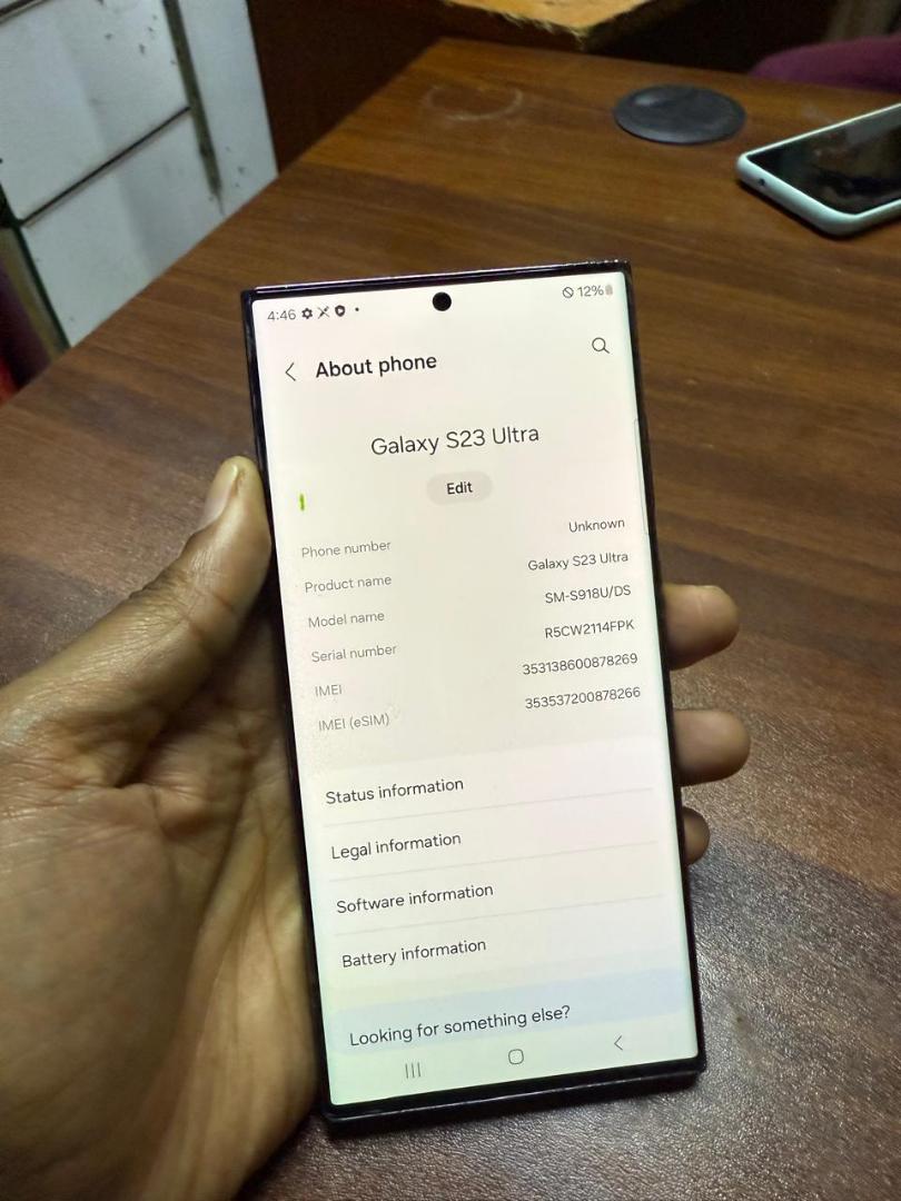 Refurbished Samsung Galaxy S23 ultra   dual sim Smart Phone 6.9 8GB+256GB 200MP+12MP  5000mAh Unlocked smartphone Samsung S23 ultra
