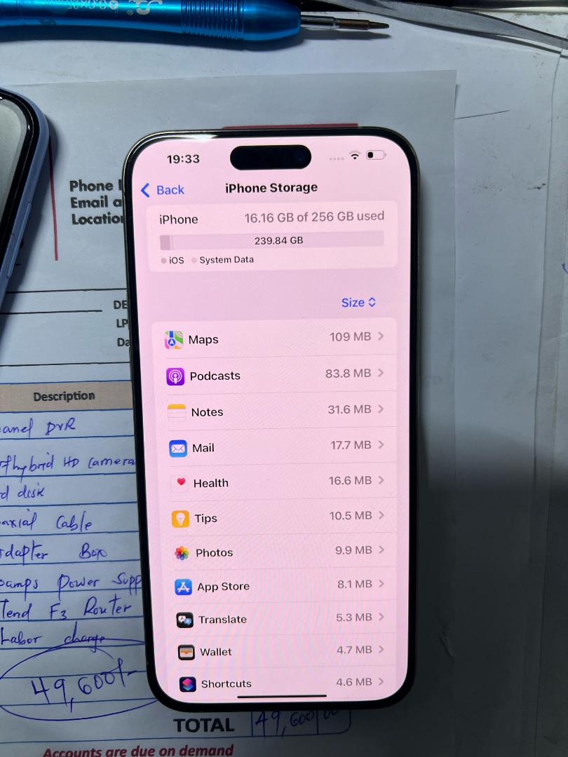 NEW IPHONE 15 PRO MAX 256GB Apple smartphone 5G 5x Zoom camera battery 100%  Natural Titanum 8GB + 256GB