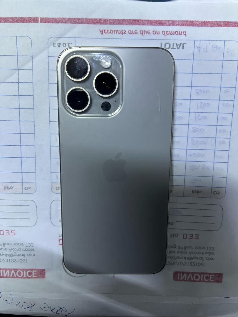 NEW IPHONE 15 PRO MAX 256GB Apple smartphone 5G 5x Zoom camera battery 100%  Natural Titanum 8GB + 256GB