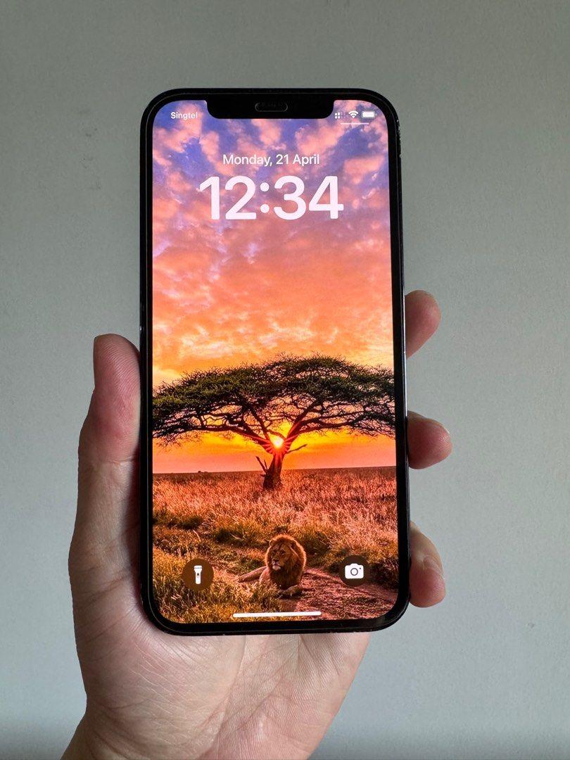 Refurbished iPhone 12 Pro 6.1 inches A14 Bionic · Face ID · 256GB · 6GB RAM · 12MP Triple Cam · 5G/LTE · 2815mAh · iOS Upgradable