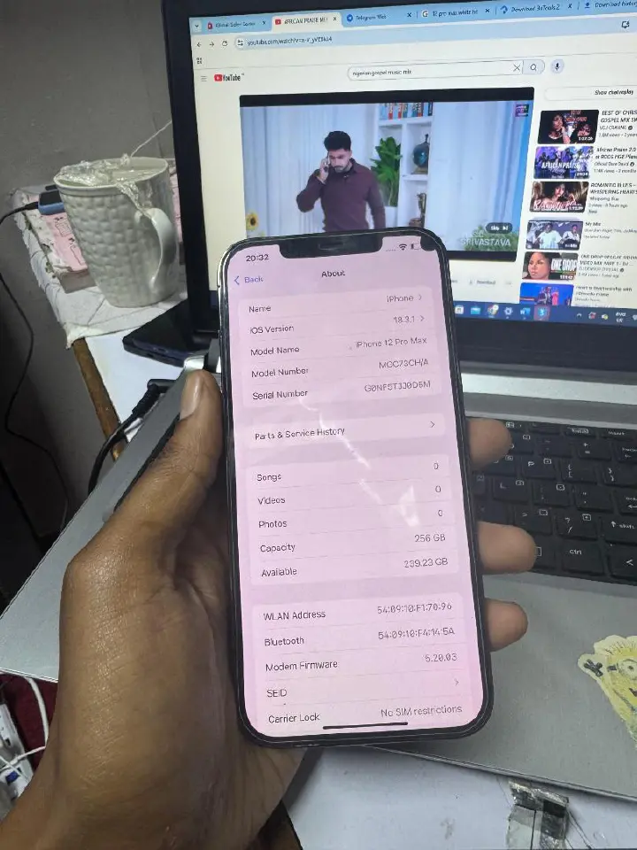 Refurbished Apple iPhone 12 Pro Max 256GB+ 6GB Face ID Unlock 6.7 Inch+5G phone Refurbished Phone
