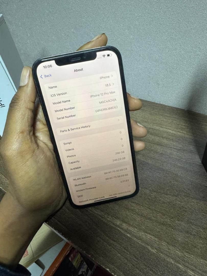 Refurbished iPhone 12 Pro Max 256GB – Face ID OK | Cameras Clear | Random Color | Affordable & Unlocked