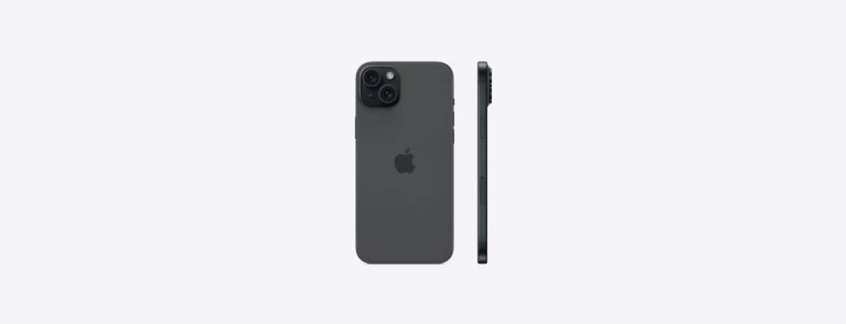 iPhone 15 Plus 128GB Black 5G smartphone Flagship best battery life.