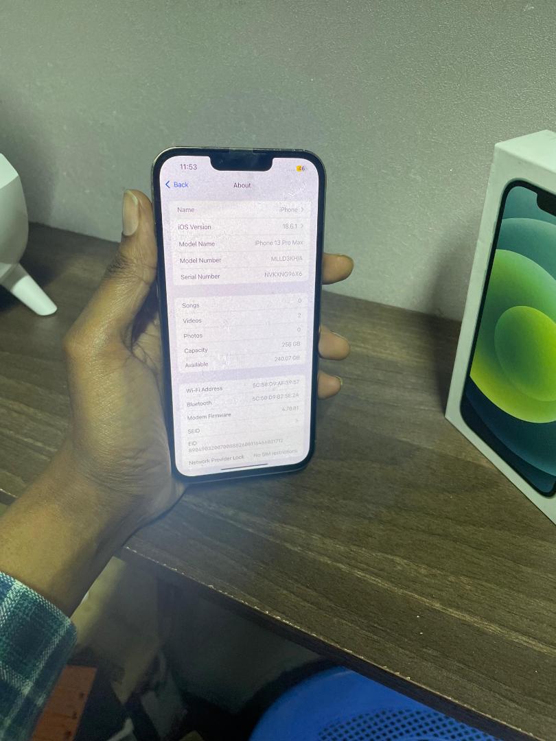 iphone 13 Pro Max 256GB Smartphone All original single sim