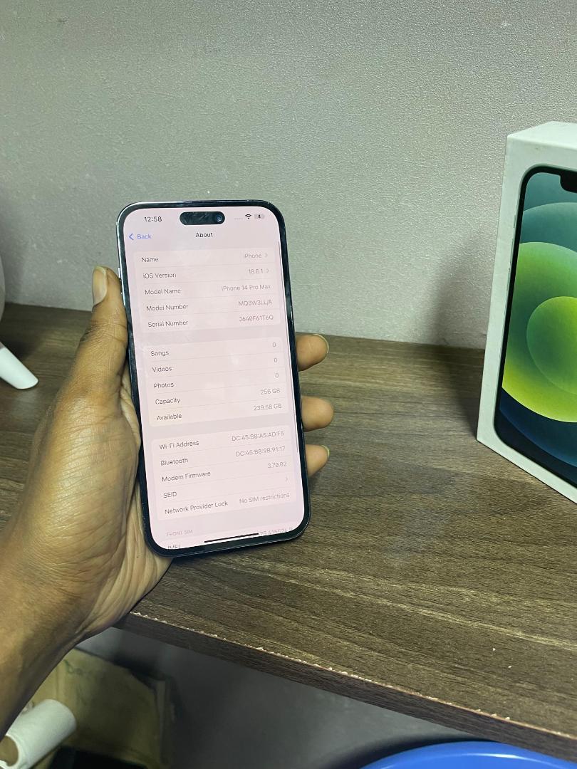 Original Apple iPhone 14 Pro Max 256GB – Mint Condition 5G Unlocked, Best Price in Kenya