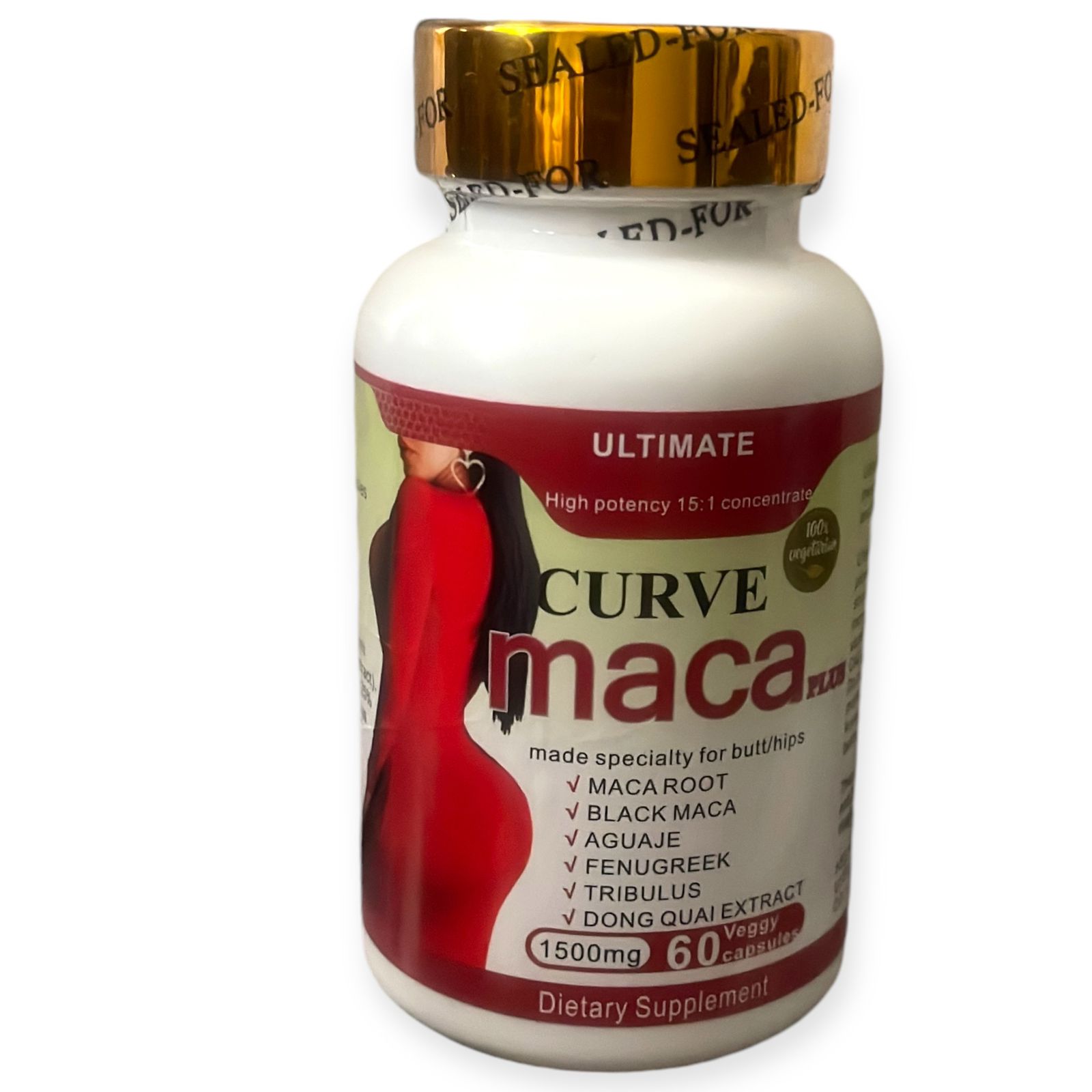 Maca for Women Enhance Enlarge Firm and Lift Curves Hip Up Maca Root Dong Quai Fenugreek