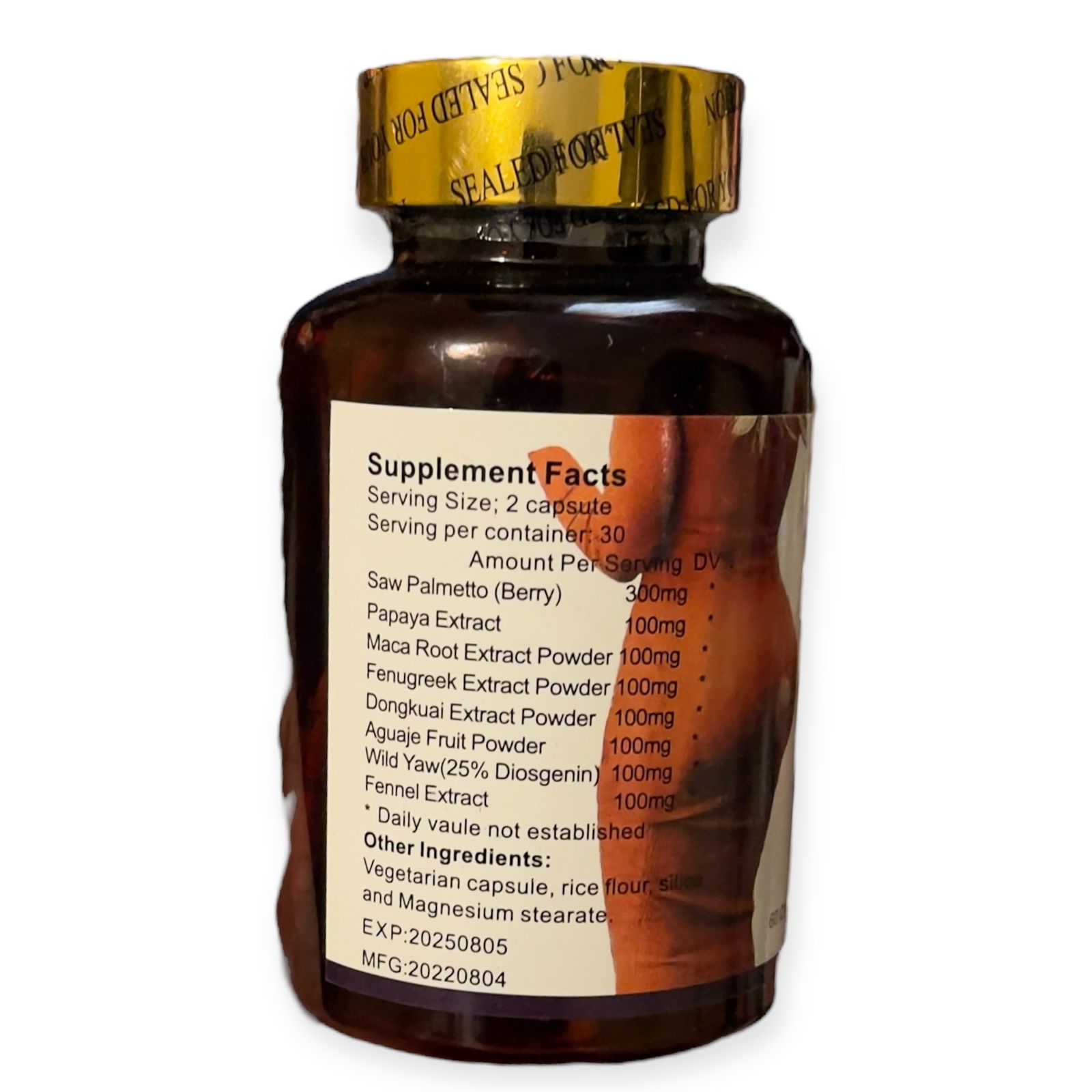 Maca for Women Enhance Enlarge Firm and Lift Curves Hip Up Maca Root Dong Quai Fenugreek