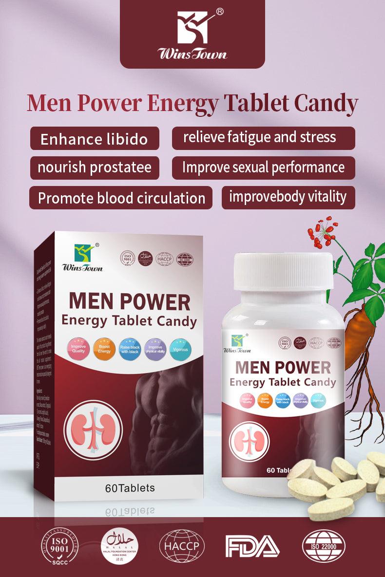 Men Power Energy Candy Improve Performance Improve Vitality Relieve Fatigue Nourish Glands Men Power Energy Candy Improve Performance Improve Vitality Relieve Fatigue Nourish Glands