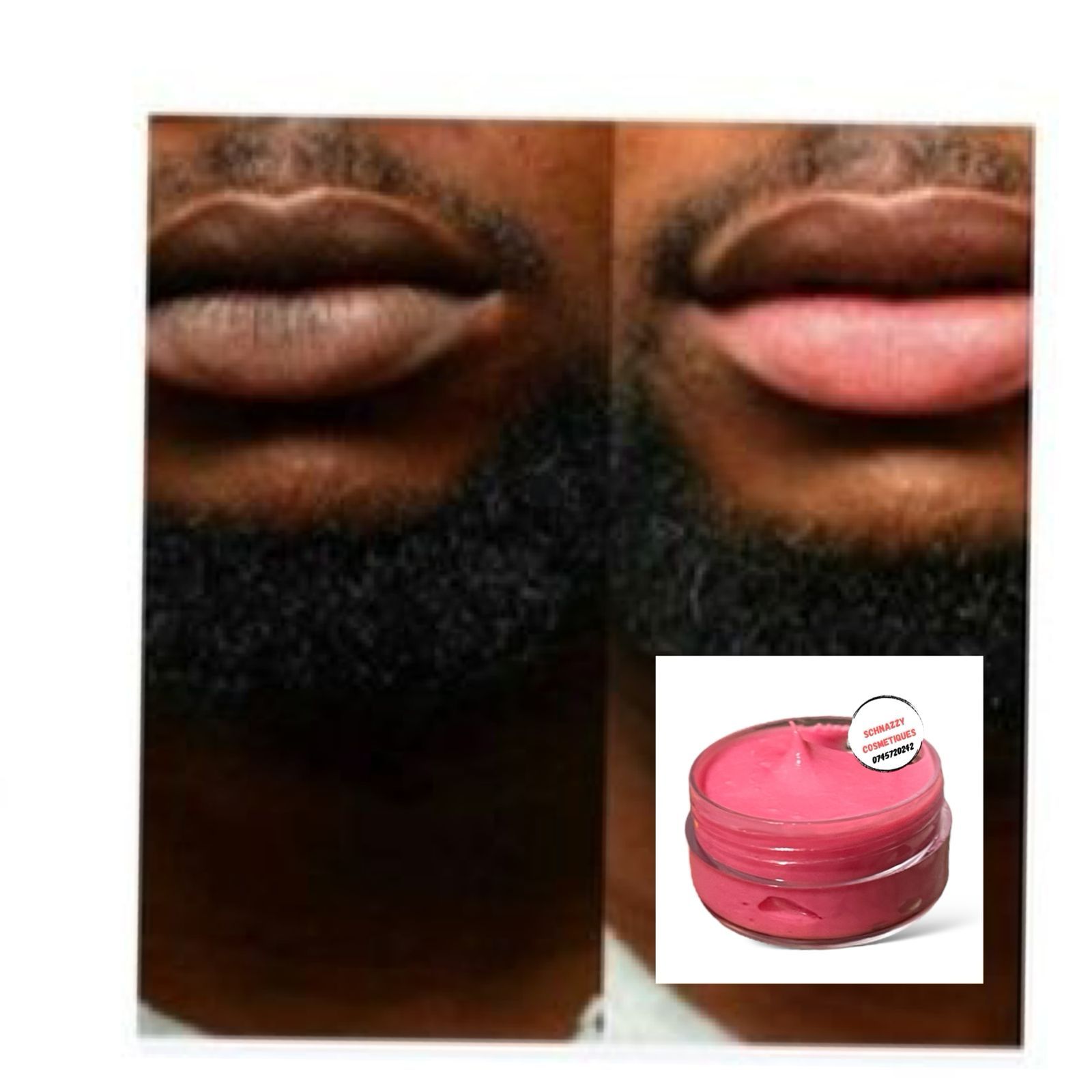 Best Unisex Deep Pink Salve Lip Tint Cream Quick Easy Transformation Magic Pink Lips Cream Lip Therapy Cream Lighten Black Smoker Lips Get Rosy Pink Lips Stubborn Dark Dry Chapped Lips New Arrival