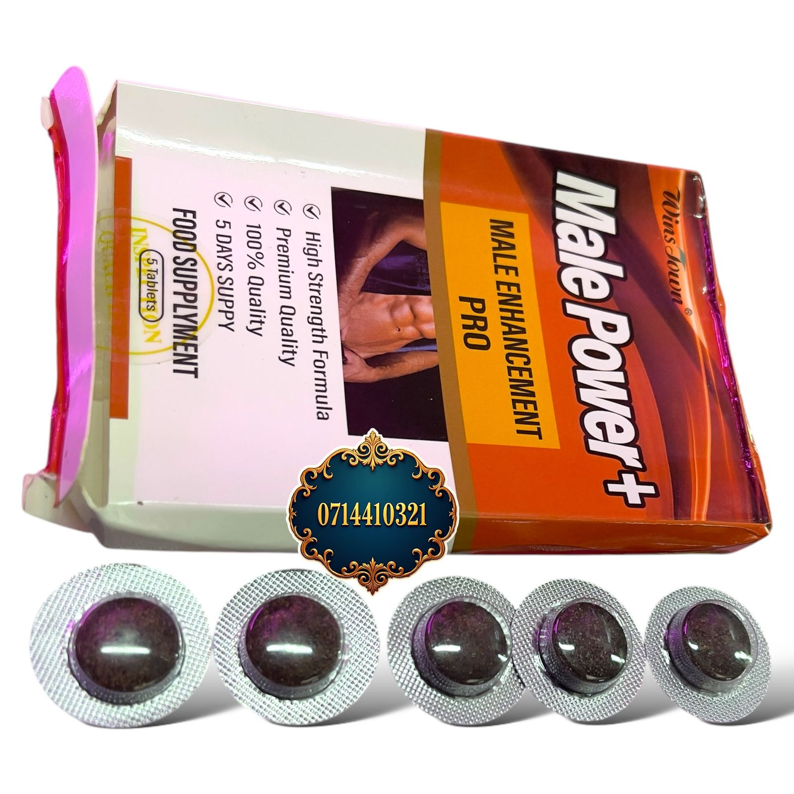 Winstown Power Male Male Power Plus PeniSize Libido Stamina Perfomance Drive Men Supplement Winstown Power Male Plus Size Stamina Perfomance Drive