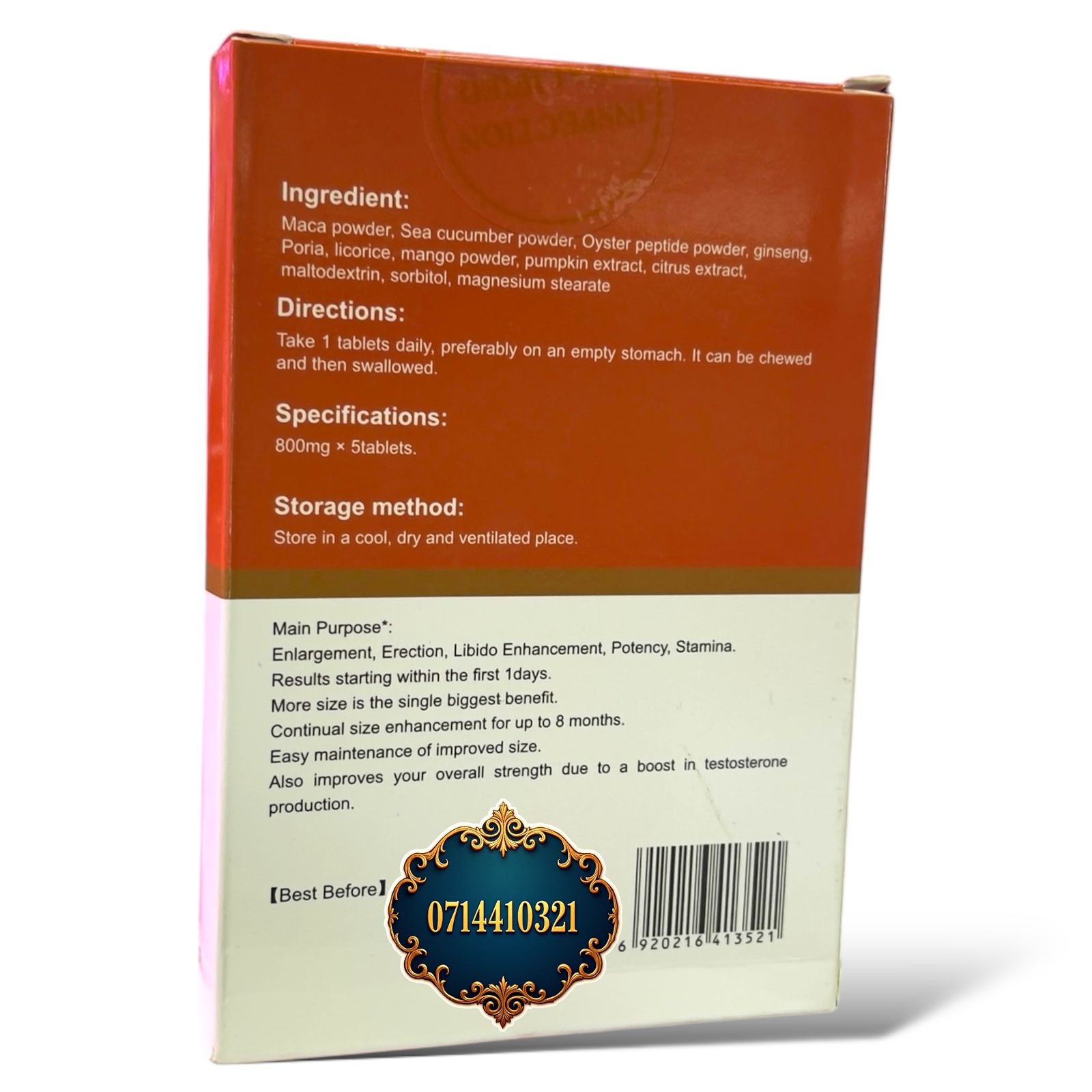 Winstown Power Male Male Power Plus PeniSize Libido Stamina Perfomance Drive Men Supplement Winstown Power Male Plus Size Stamina Perfomance Drive