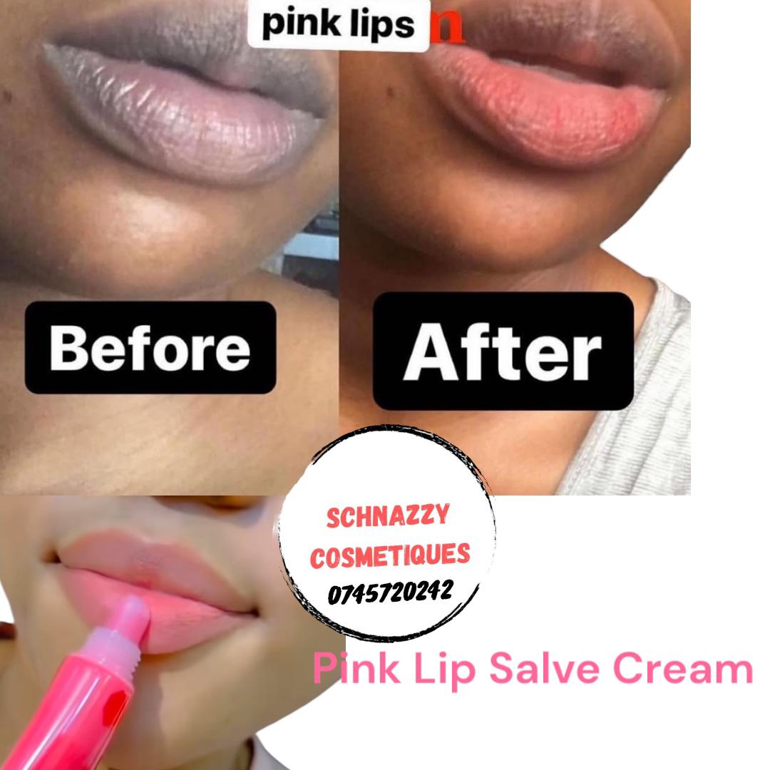 Best Unisex Deep Pink Salve Lip Tint Cream Quick Easy Transformation Magic Pink Lips Cream Lip Therapy Cream Lighten Black Smoker Lips Get Rosy Pink Lips Stubborn Dark Dry Chapped Lips New Arrival