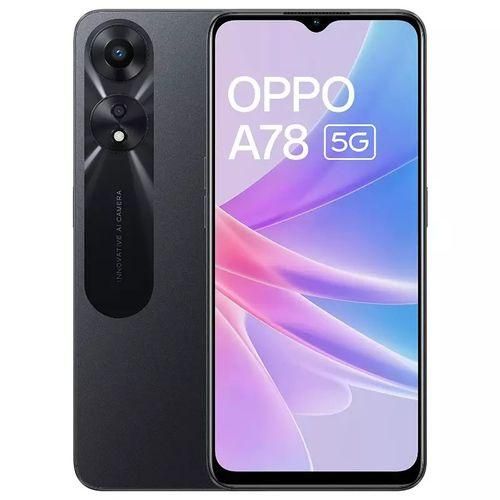 Oppo A78 5G 8GB RAM 128 GB Storage 50MP Camera 6.56 Inch IPS LCD Display Dual Sim 5000mAh Battery Android Smart Phone. Black