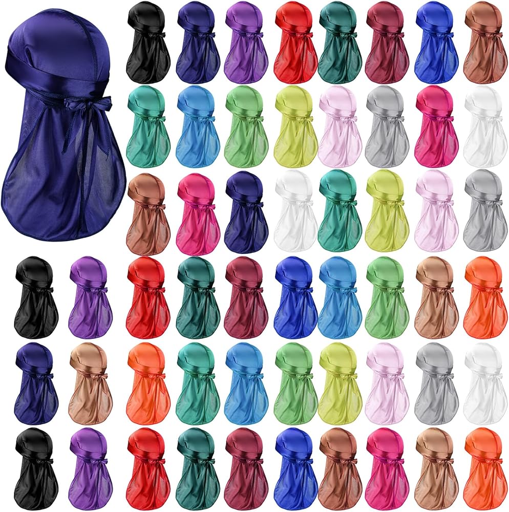Silk Durags – A Stylish Collection in Vibrant Colors for a Sleek Look and Maximum Comfort High-Quality Silk Materia Comfortable Fit Durable and Long-Lasting Hair Protection