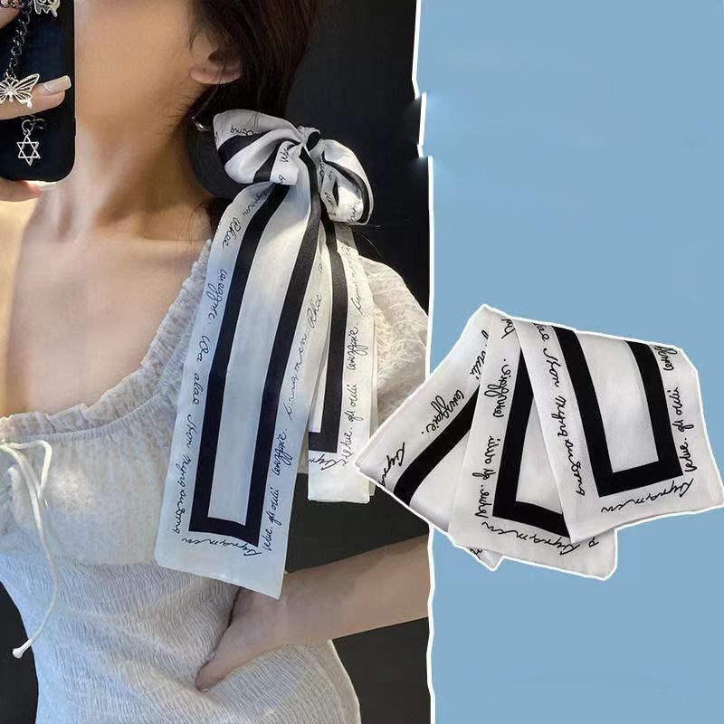 1pc ribbon scarf fashion new product hair tie ribbon headband headband headband accessories