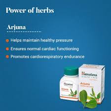 Himalaya Arjuna Tablets 60’s.Improves coronary artery blood flow,Reduces clot formation,Protects heart muscles