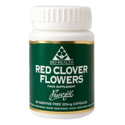 Bio Health Red Clover Flowers Capsules -60’s.Hormonal Balance: The high isoflavone content supports hormonal balance.