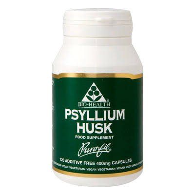 Bio Health Psyllium Husk Capsules -120’s.Lowers Cholesterol
Relieves Constipation and Diarrhea,Treats IBS and Hemorrhoids
Regulates Blood Sugar