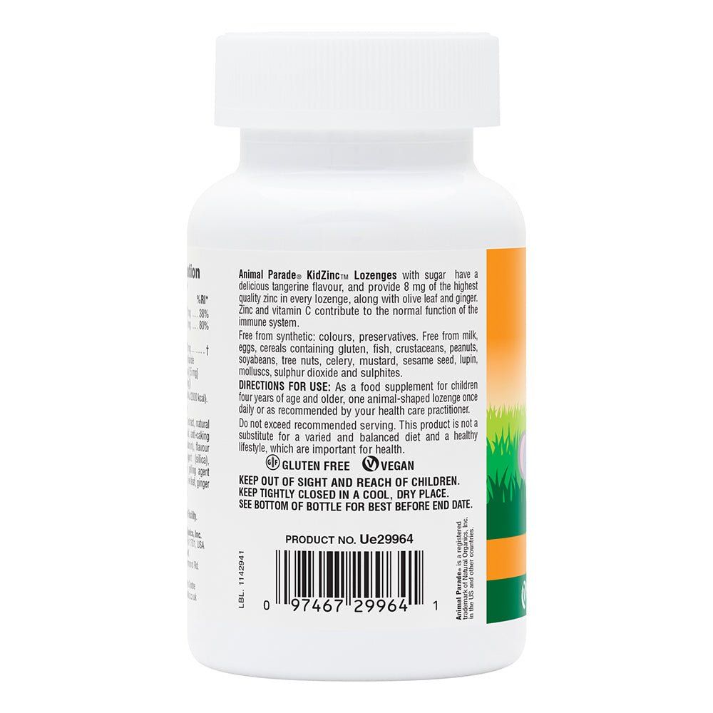 Natures Plus Animal Parade KidZinc Lozenges -90’s- Supports Immune Health-Convenient & Fast-Acting