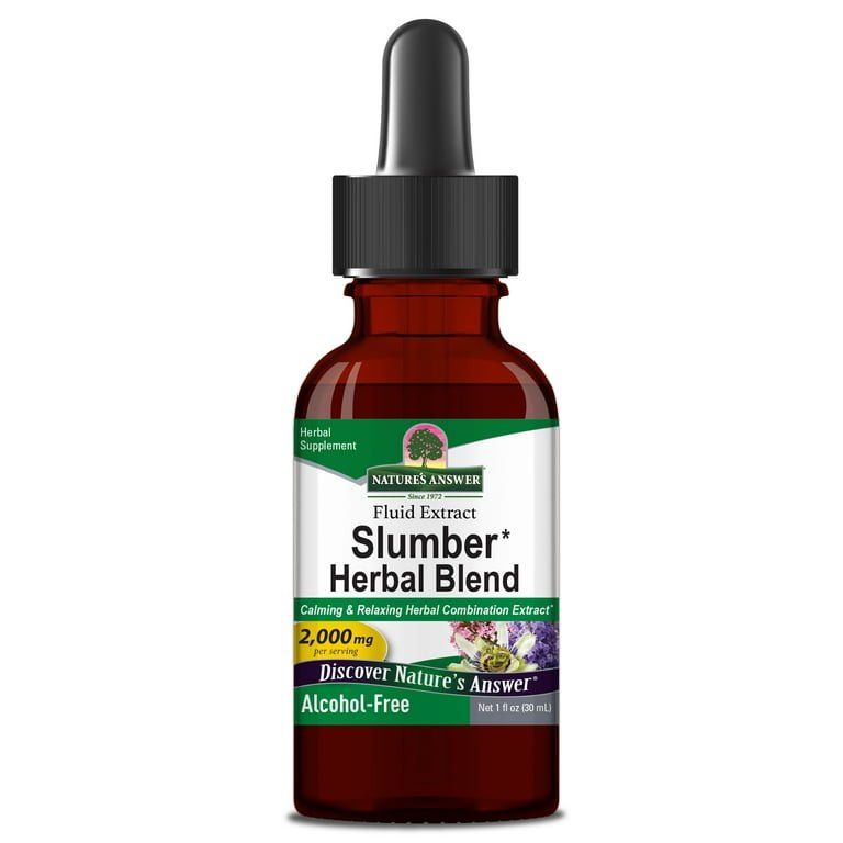 Natures Answer Slumber Blend (Alcohol Free) -30ml-Sleep, Stress, Mood , Anxiety & Stress Management