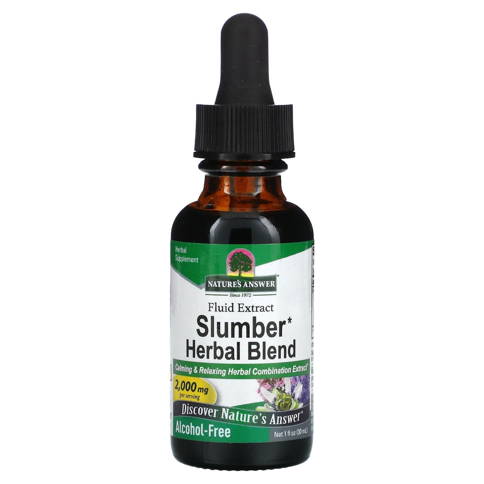 Natures Answer Slumber Blend (Alcohol Free) -30ml-Sleep, Stress, Mood , Anxiety & Stress Management