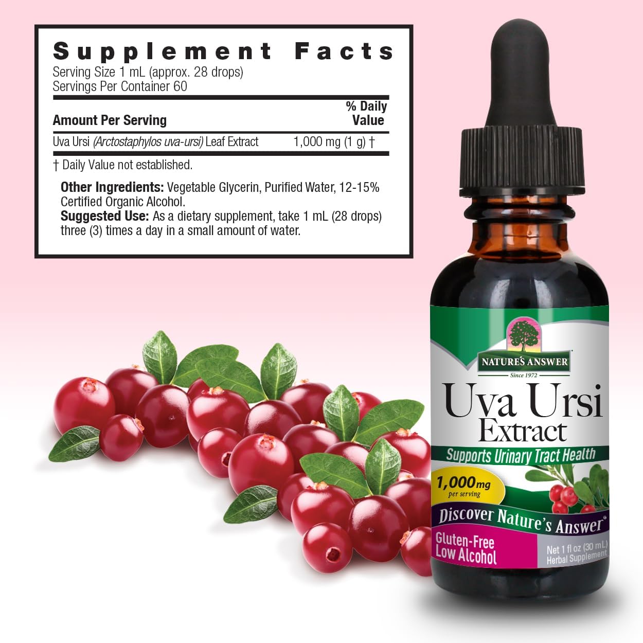 Nature's Answer Alcohol-Free Feverfew 2000mg 30ml Extract- Migraines and Headaches due to its inflammatory reduction in the body.
