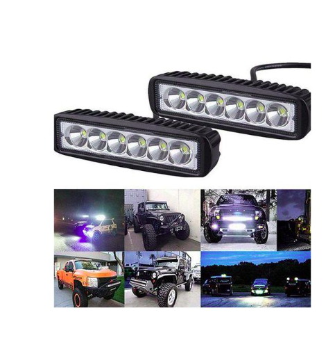 Led Lighting 18w 12v Led Work Light Bar Spotlight Flood Lamp Driving Fog