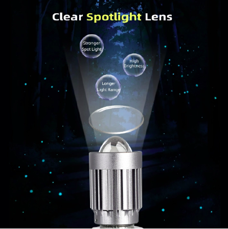 Motorcycle LED Headlight Bulb H4 BA20D 24W 12000Lm Bi Lens Dual Light Colors 6000K 3000K High Low For Motorcycle Lighting