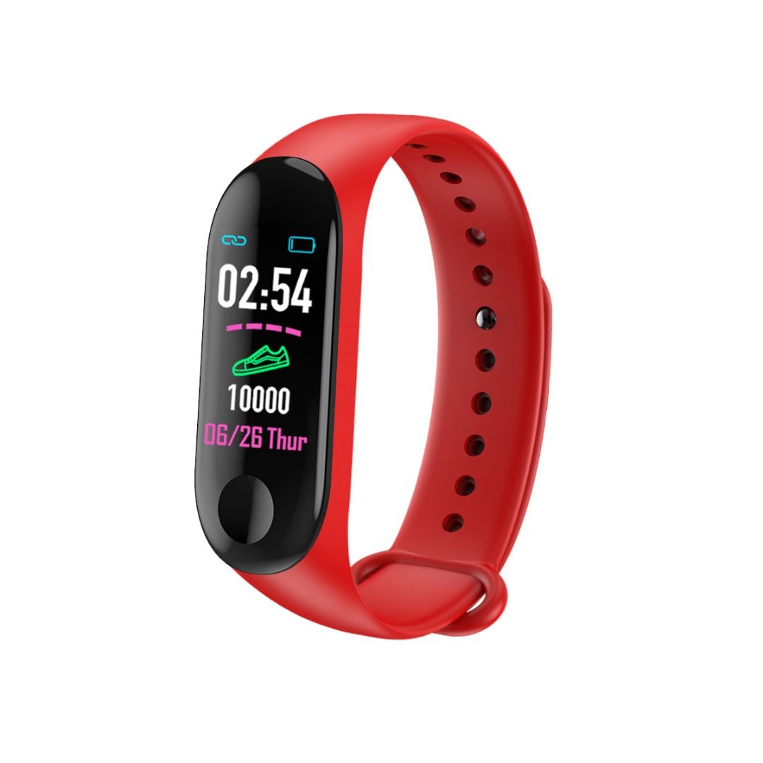 M4 Smart Wristband Fitness Tracker-Red