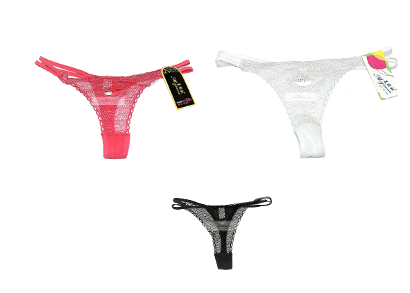 Silk Seamless Invisible G String Panties - 3 Pack