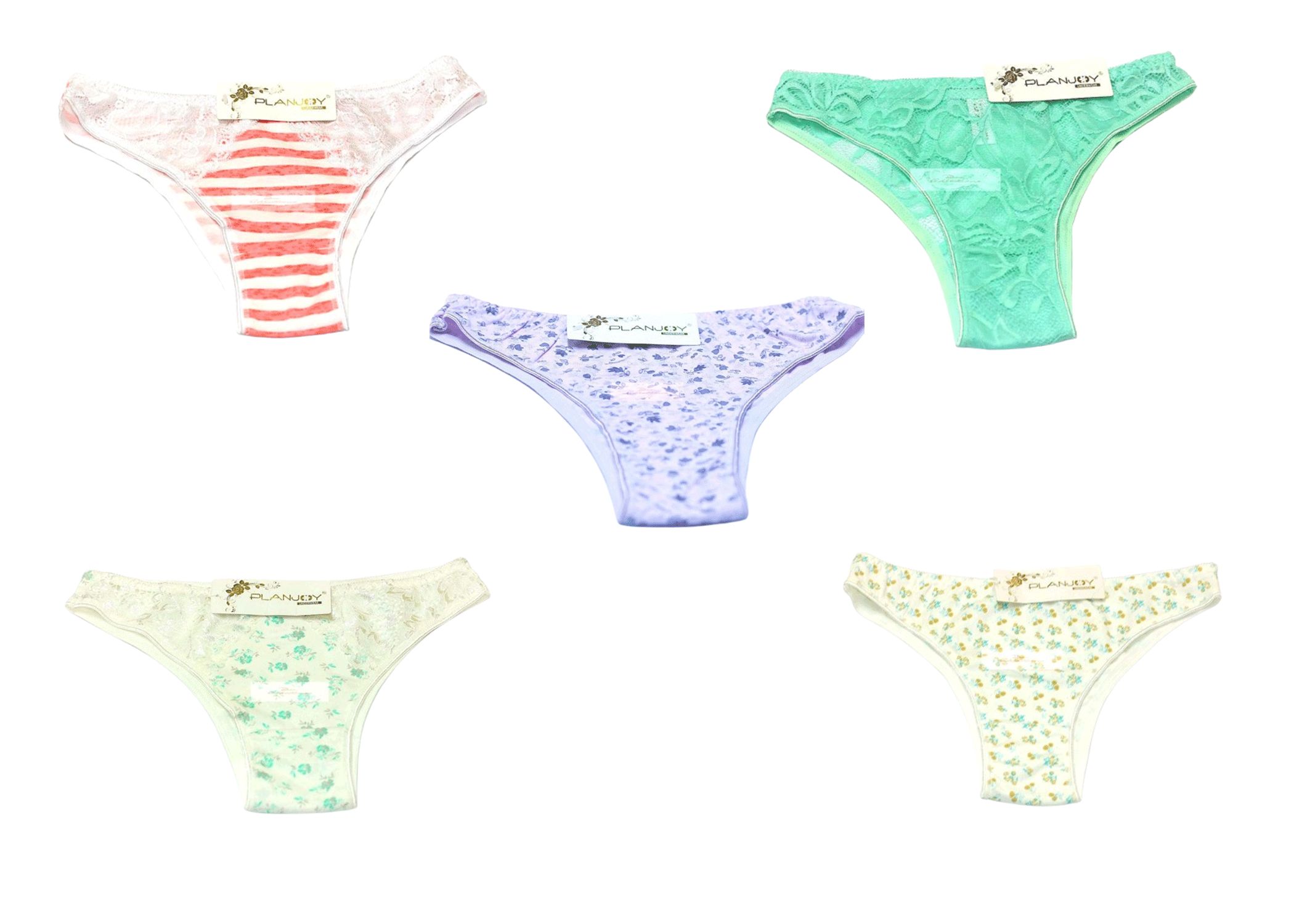 Soft Permeable Girls Cotton Underwear  - 5 Pack