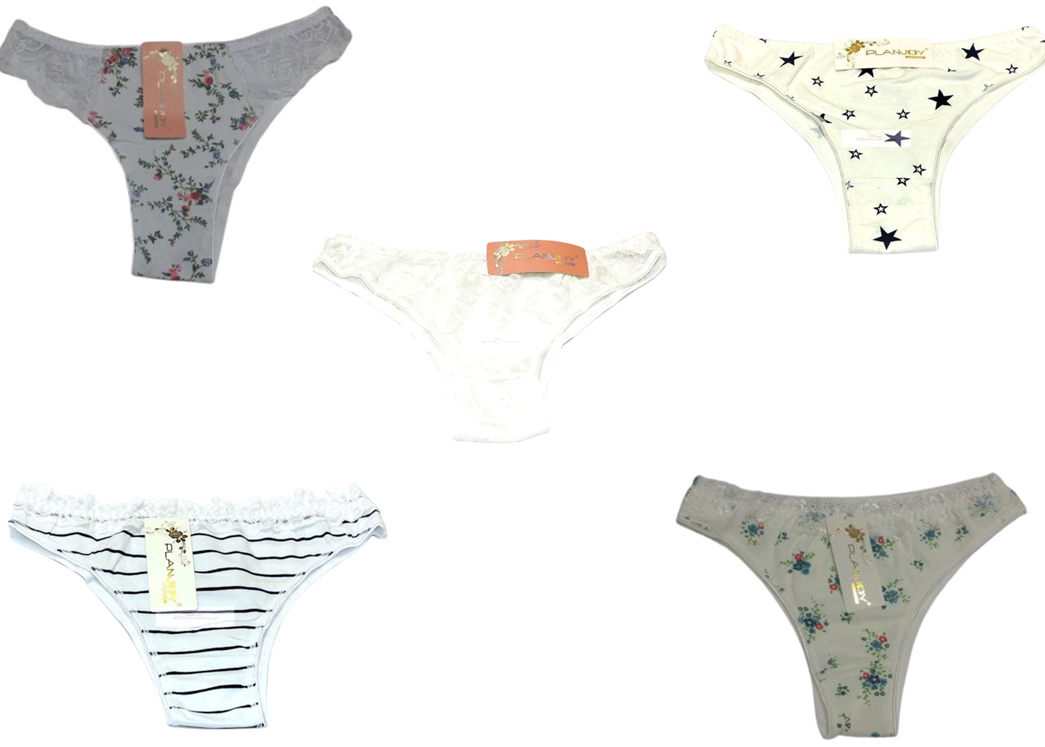 Soft Permeable Girls Cotton Underwear  - 5 Pack
