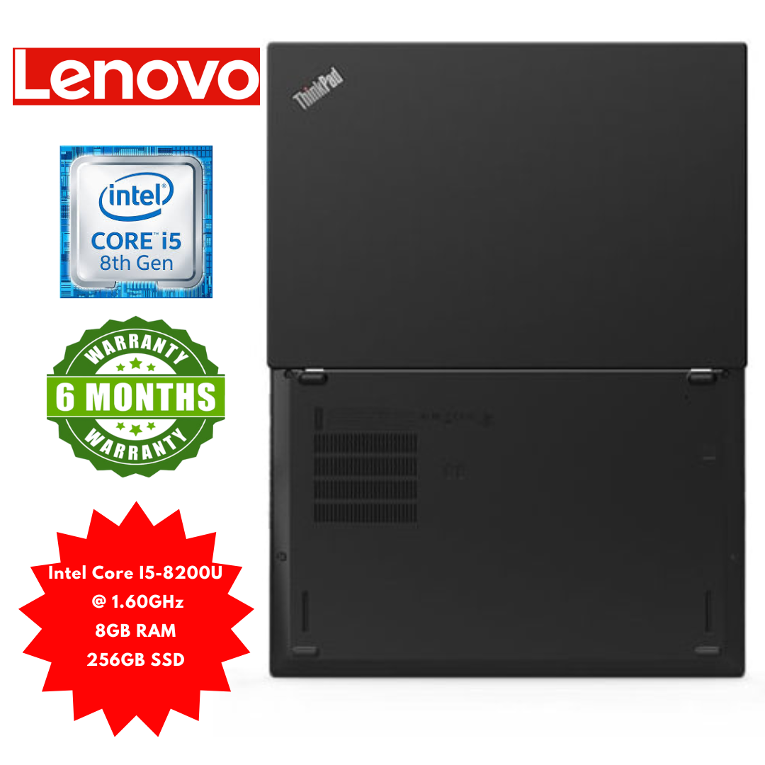 Lenovo ThinkPad X280 – Intel Core i5-8200U, 8GB RAM, 256GB SSD, Windows 10 Pro, Fingerprint Reader, Ultra-Portable Business Laptop