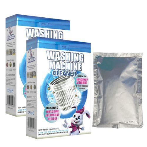 Drum washing machine antibacterial cleaning Powder- kills bacteria -powerful decontamination cleaner -for all types of Washing machines. Has antibacterial  properties and powerful decontantamination.