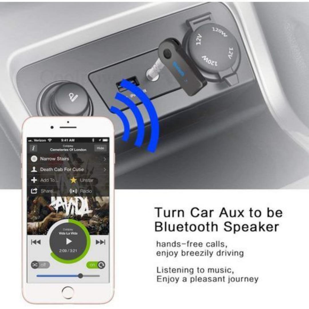 Wireless Car Bluetooth Receiver Adapter 3.5MM AUX Audio Stereo Music Hands-free Home Car Bluetooth 5.0 Audio Adapter