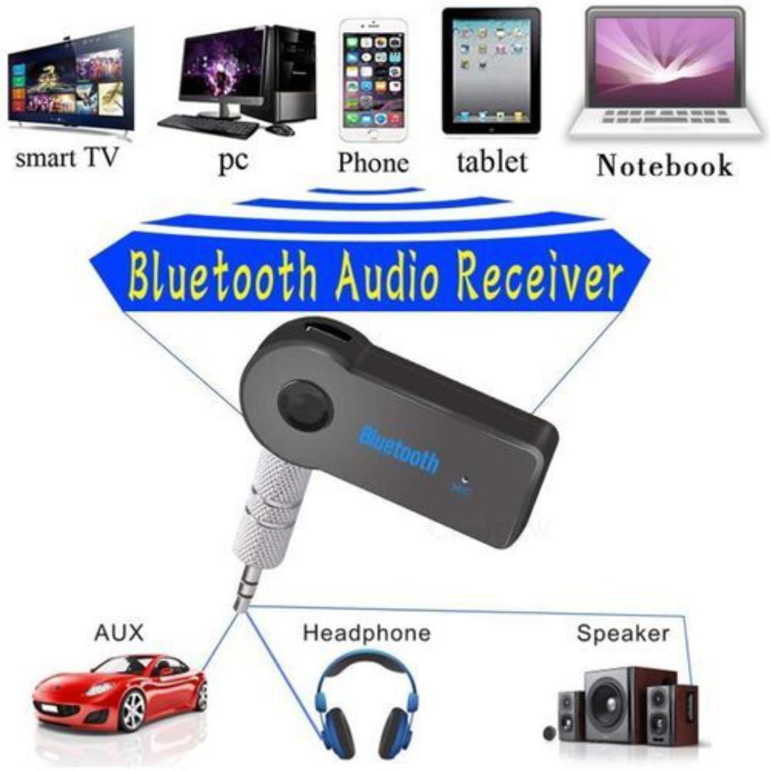 Wireless Car Bluetooth Receiver Adapter 3.5MM AUX Audio Stereo Music Hands-free Home Car Bluetooth 5.0 Audio Adapter