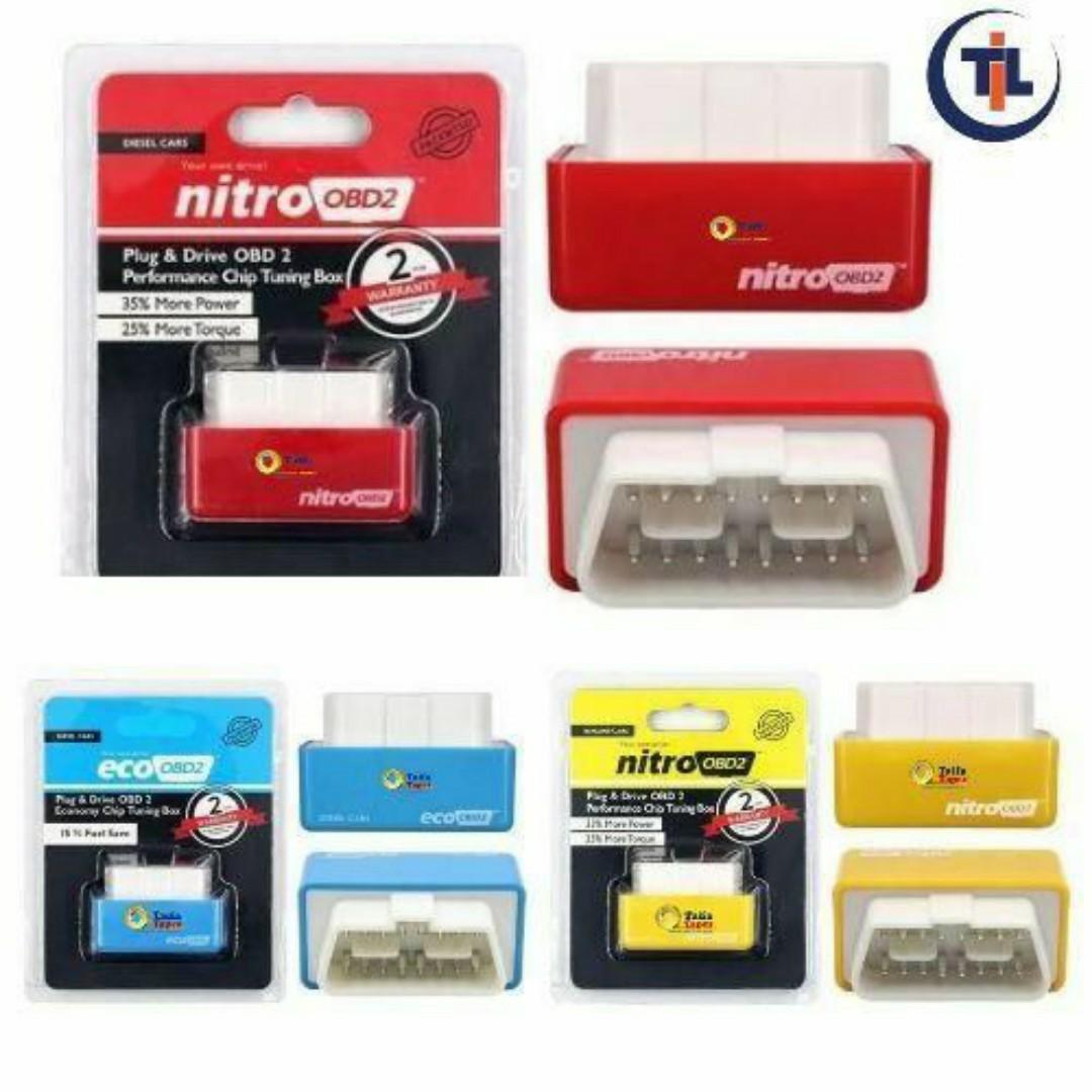NITRO OBD2 Scanner Car Auto PETROL CARS Tuning Box for Engine Performance SAVES 15% FUEL - PLUG AND DRIVE