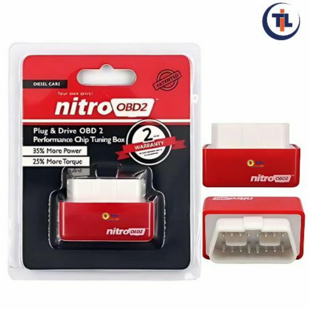 NITRO OBD2 Scanner Car Auto PETROL CARS Tuning Box for Engine Performance SAVES 15% FUEL - PLUG AND DRIVE