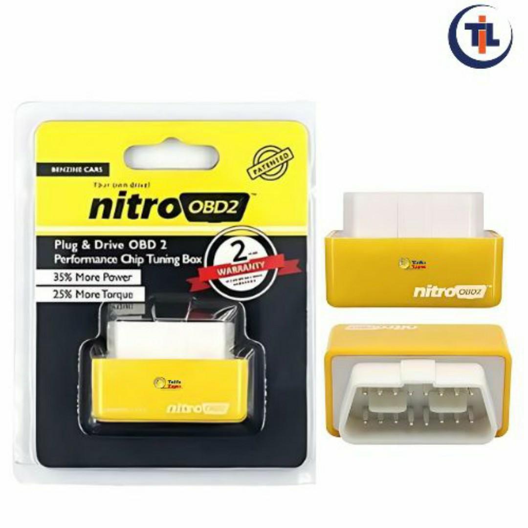 NITRO OBD2 Scanner Car Auto PETROL CARS Tuning Box for Engine Performance SAVES 15% FUEL - PLUG AND DRIVE