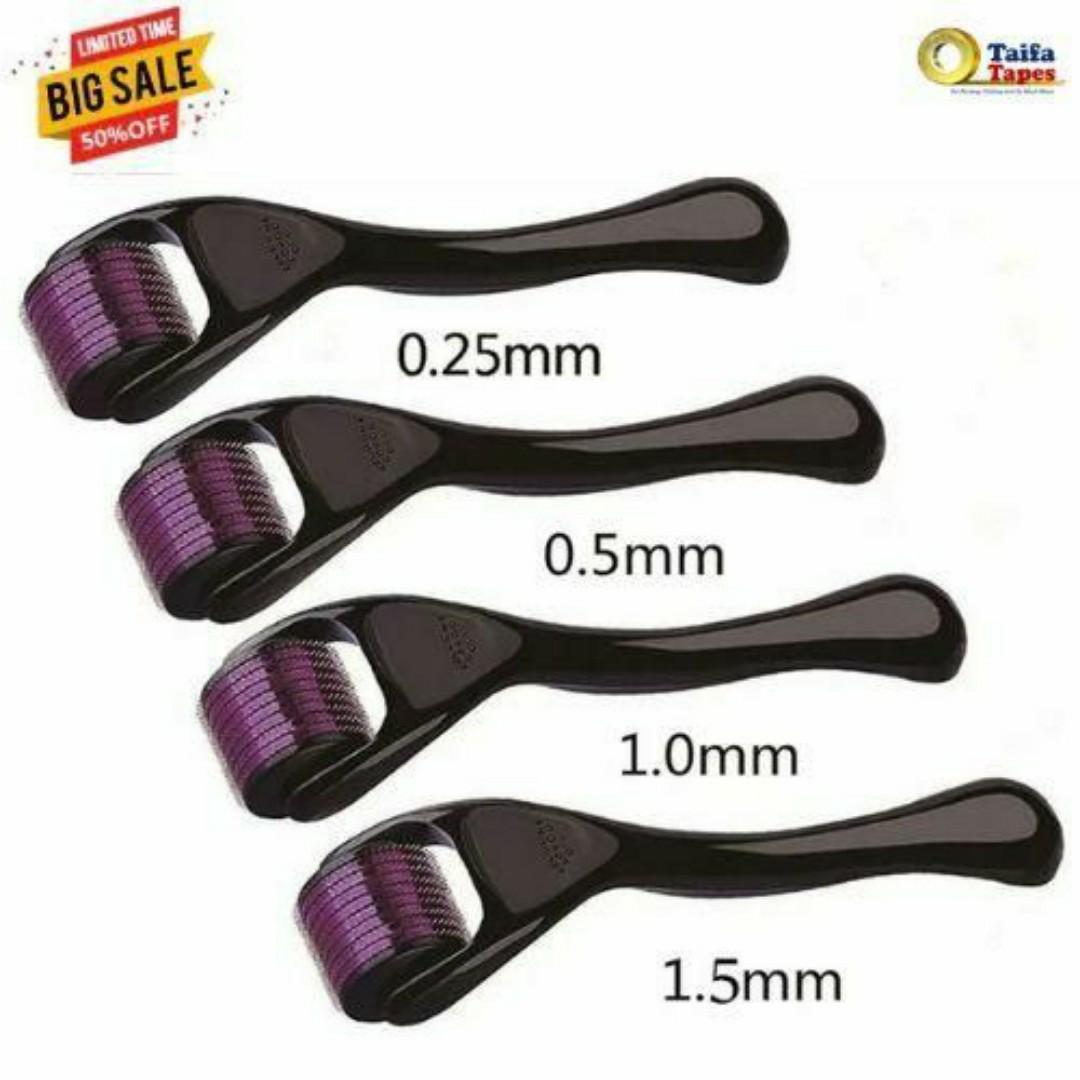 Derma Roller 0.5mm DERMAROLLER MICRO NEEDLE BEARD HAIR SKIN FACE WRINKLE & ANTI-AGING SKIN REJUVENATION DERMA