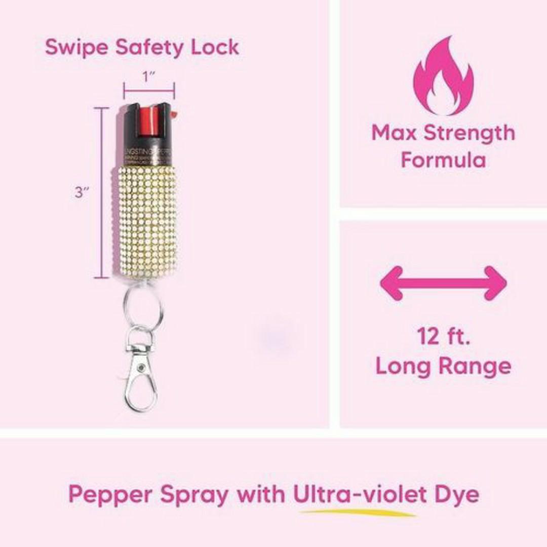 PEPPER SPRAY PERSONAL PROTECTION BODYGUARD LARGE SPRAY - DEFENCE & PROTECTION SPRAY WITH SAFETY TWIST LOCK