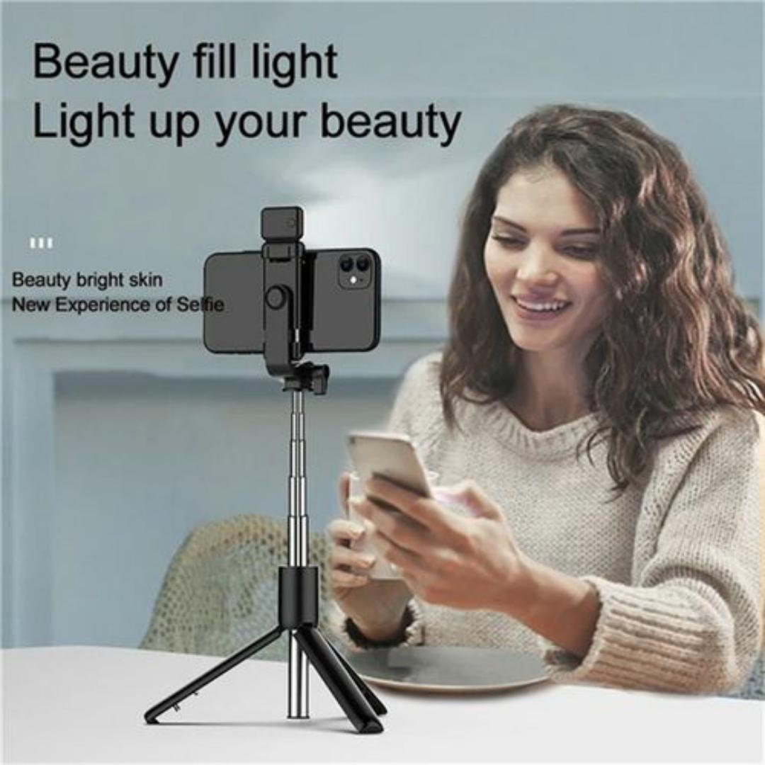 Tripod stand Wireless Fill Light Bluetooth Remote Tripod Blog Live Videos,YouTube Selfie Stick
