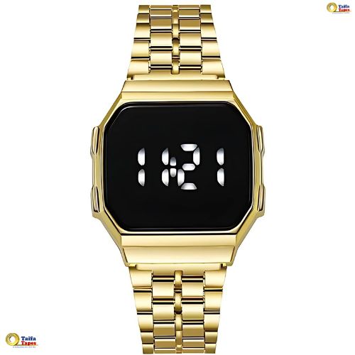 Fashion WATCHES FOR LADIES PREMIUM WATCHES FOR WOMEN - GOLD DIGITAL WATCH