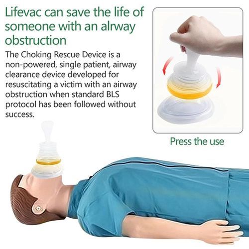 LIFEVAC CHOKING RESCUE DEVICE ANTI CHOKING EMERGENCY FIRST AID