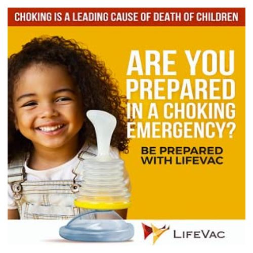 LIFEVAC CHOKING RESCUE DEVICE EMERGENCY FIRST AID ANTI CHOKING