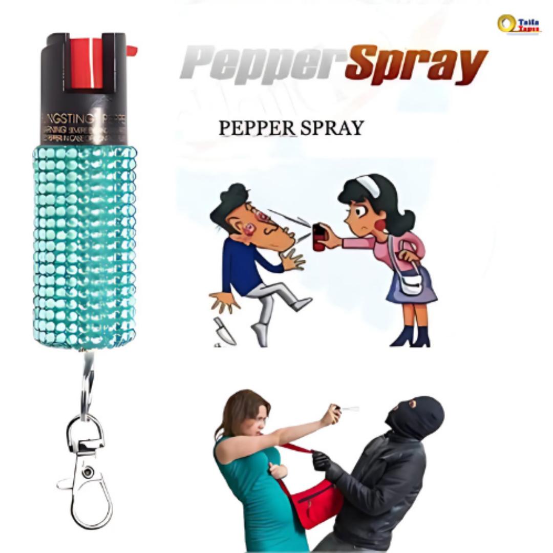 PEPPER SPRAY PERSONAL PROTECTION BODYGUARD LARGE SPRAY - DEFENCE & PROTECTION SPRAY WITH SAFETY TWIST LOCK