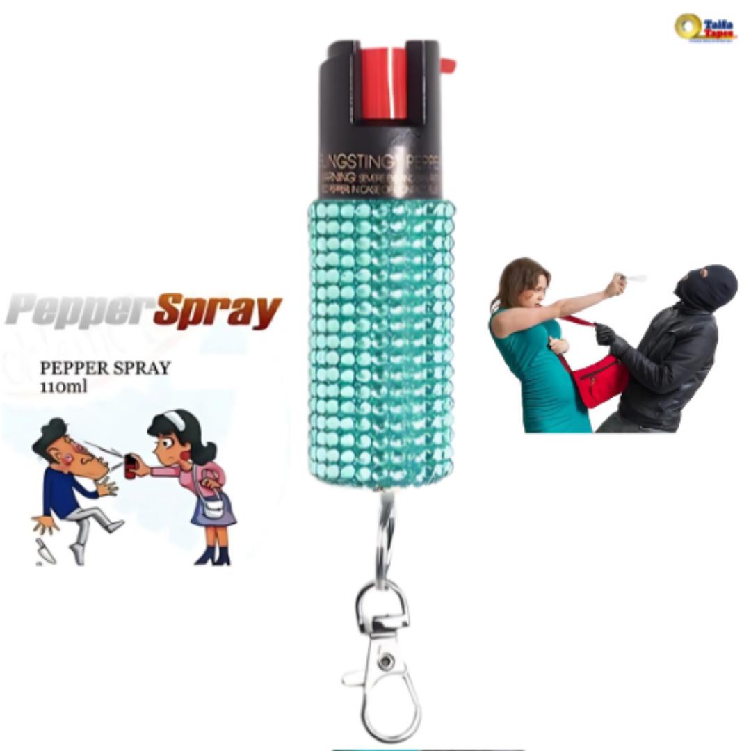 PEPPER SPRAY PERSONAL PROTECTION BODYGUARD LARGE SPRAY - DEFENCE & PROTECTION SPRAY WITH SAFETY TWIST LOCK