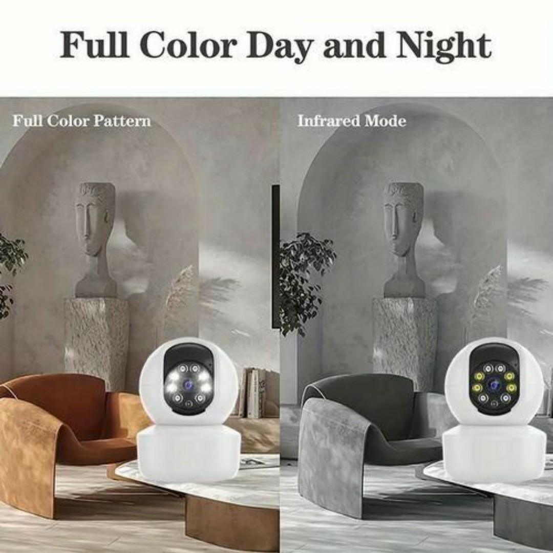 360° PANORAMIC ROTATING PTZ BULB CCTV SECURITY CAMERA Smart Wireless PTZ Security Camera – Dual-Band Wi-Fi - 360° View - Night Vision - Auto Tracking Stay connected and protected - day and night.