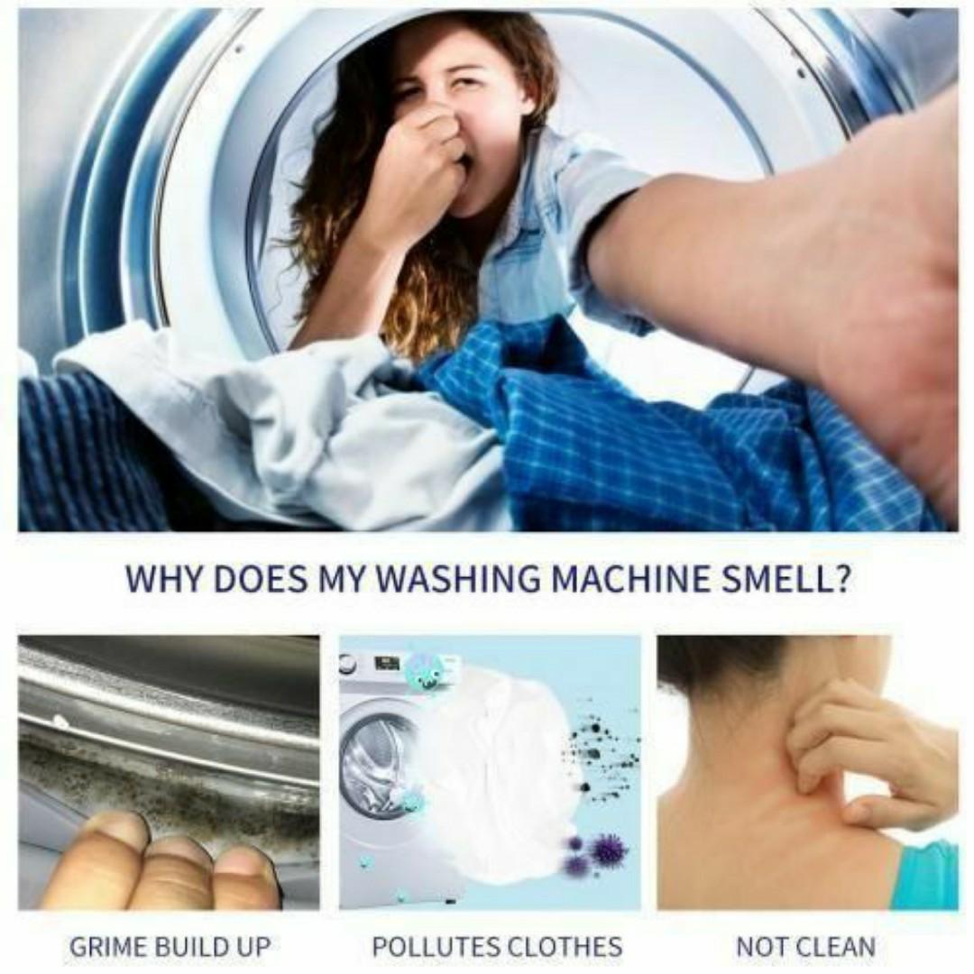 YANYUNLE Washing Machine Cleaner – 24/36 Cleaning Tablets (2/3 Boxes) ✅ Deep Clean Effervescence Formula ✅